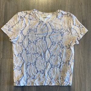 Babaton snake skin t-shirt size xs